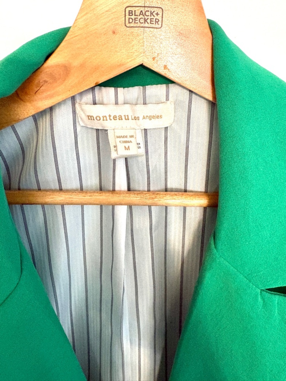 Bonobos Green Cropped Blazer - Picture 3 of 4